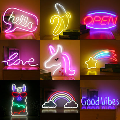 neon sign with beer mug design