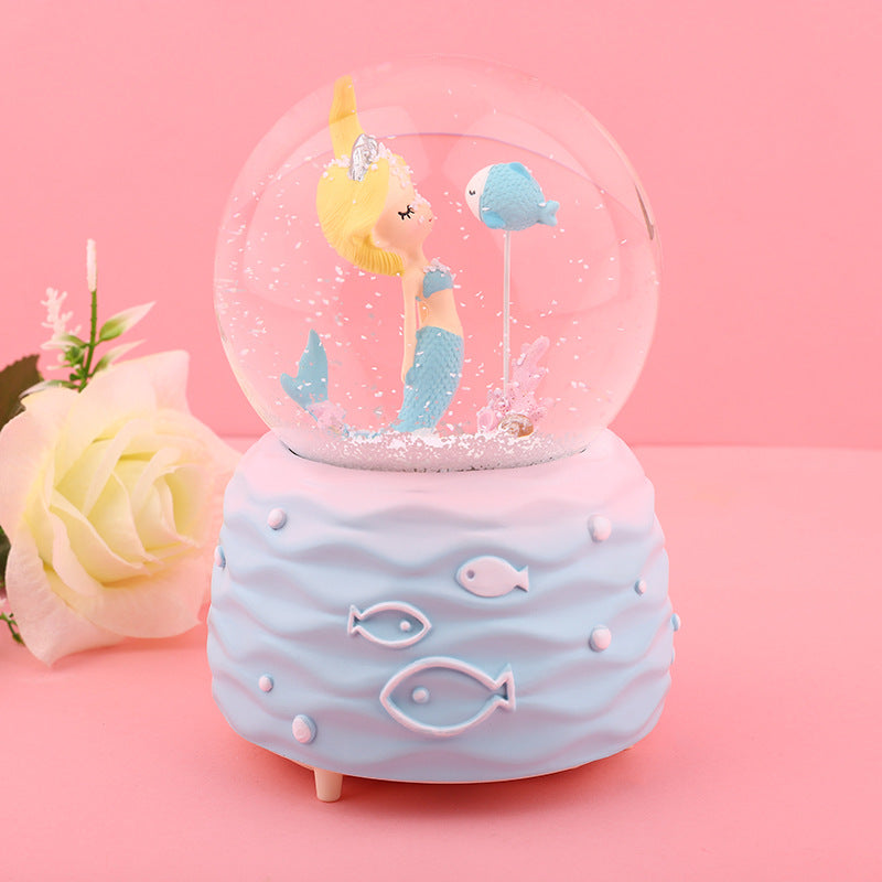 Valentine's day light up mermaid box