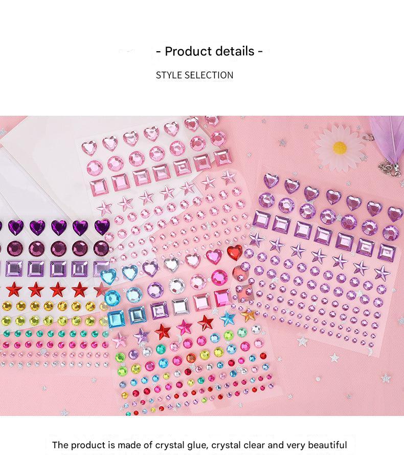 multi-color self-adhesive stickers set