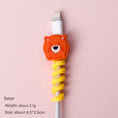 Cable management accessory bear shape