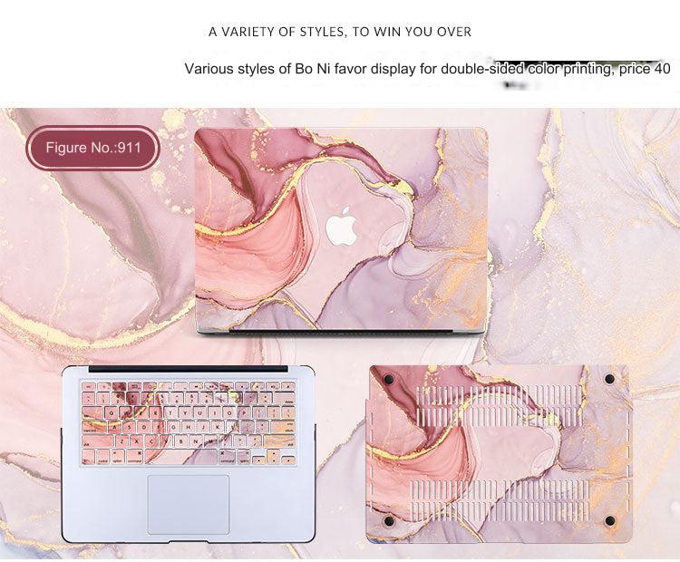 Stylish Marble Hard Shell Case for MacBook Air & Pro - Custom Fit Protective Cover