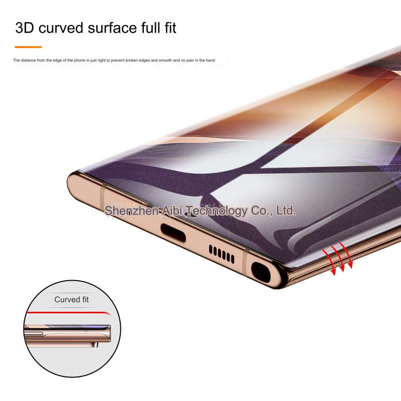 Premium 3D Curved Tempered Glass Screen Protector for Samsung Galaxy Note 20 Ultra - Full Coverage, HD Clarity, Anti-Fingerprint