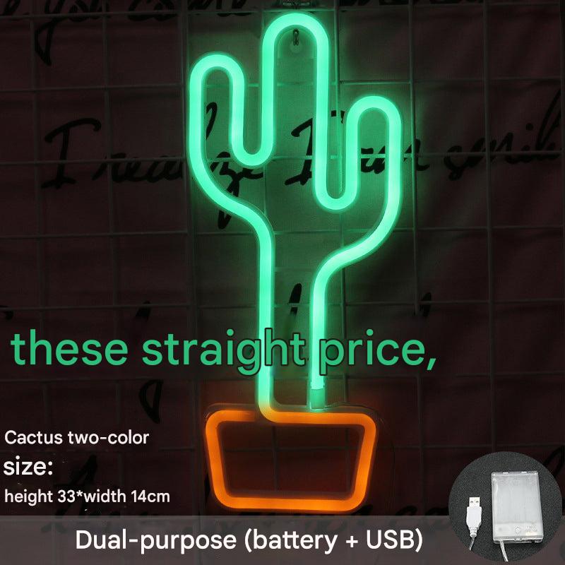 bright cactus LED neon