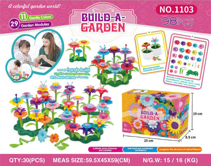 simple colorful building blocks set for kids