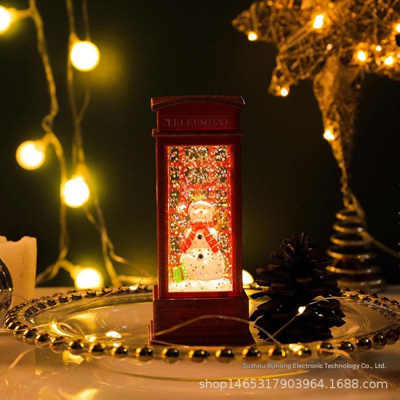 jovial Santa Claus light-up resin decoration