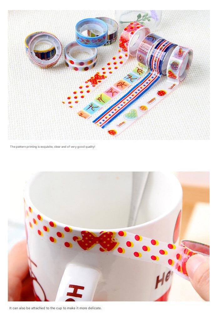 Scrapbooking mixed pattern tape set