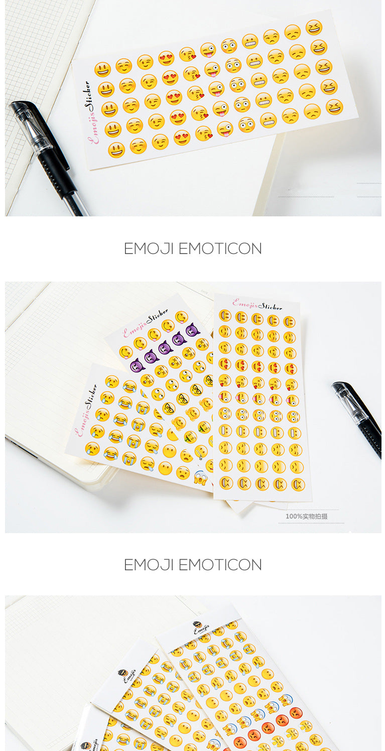 mini emoji stickers cute facial expressions image 2