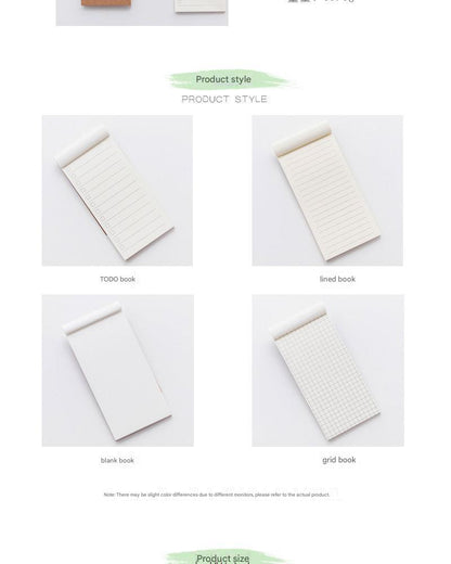 stylish faux leather-covered notepad on desk