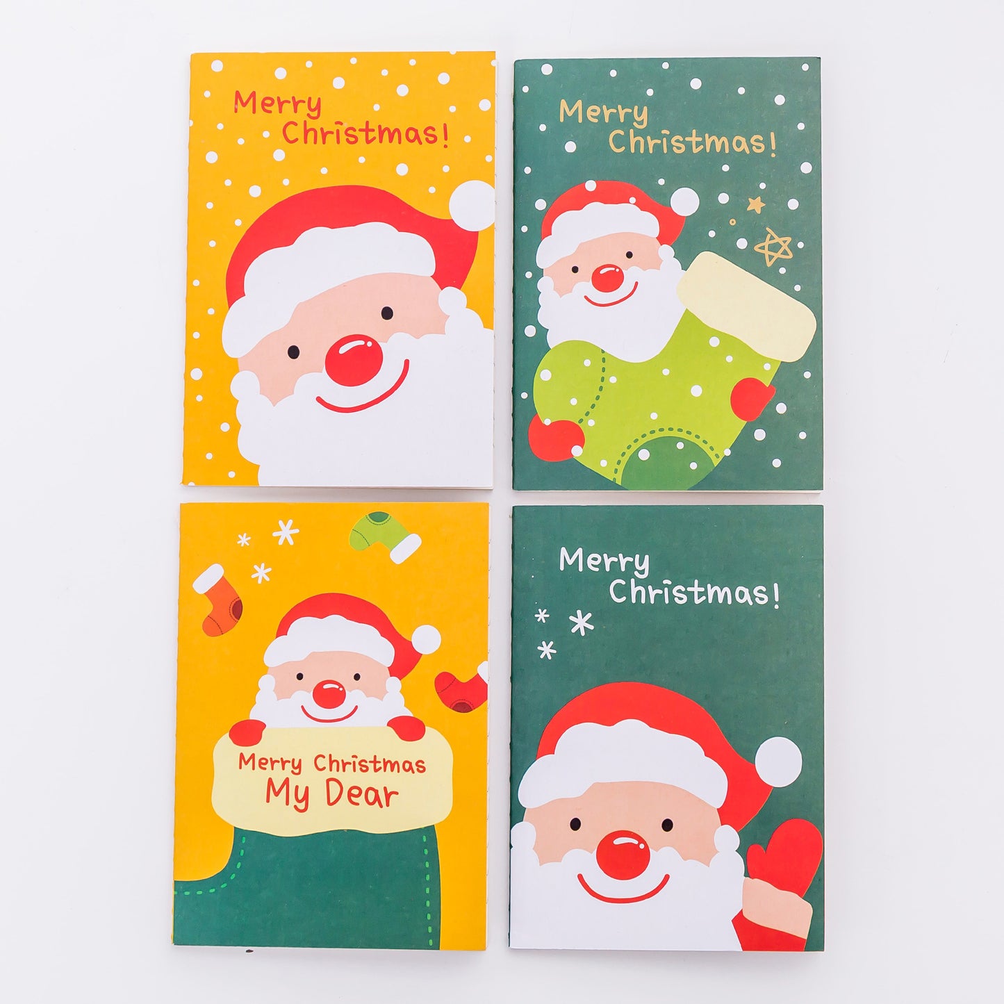 Adorable Christmas stocking themed notebook