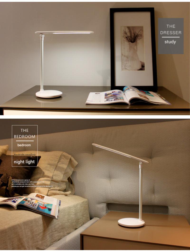 adjustable white student lamp photo