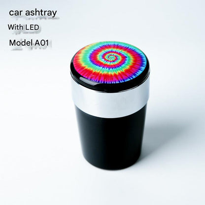 illuminated ashtray for car use