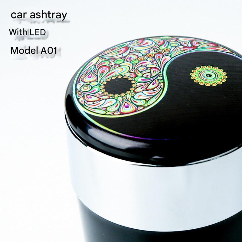 durable plastic ashtray for vehicles