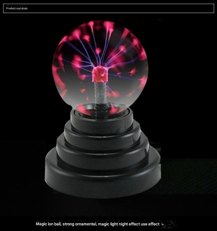 Colorful plasma orb lighting image