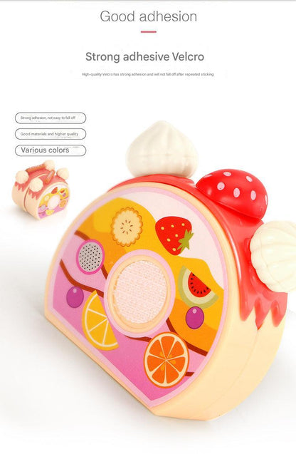 DIY cake making toy with light effects