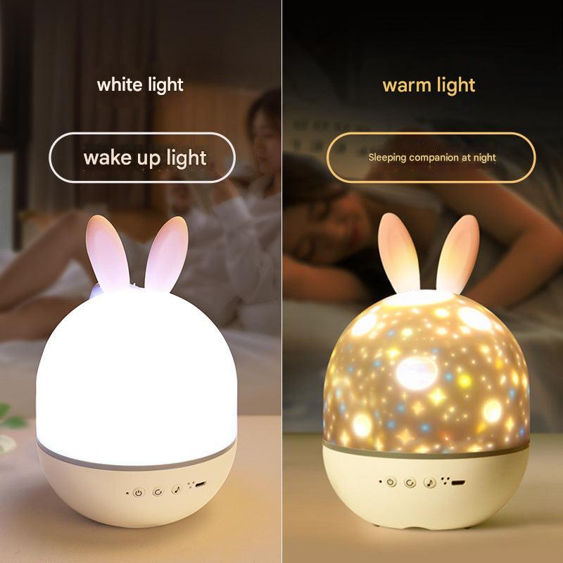 Bunny star projector with multiple light slides