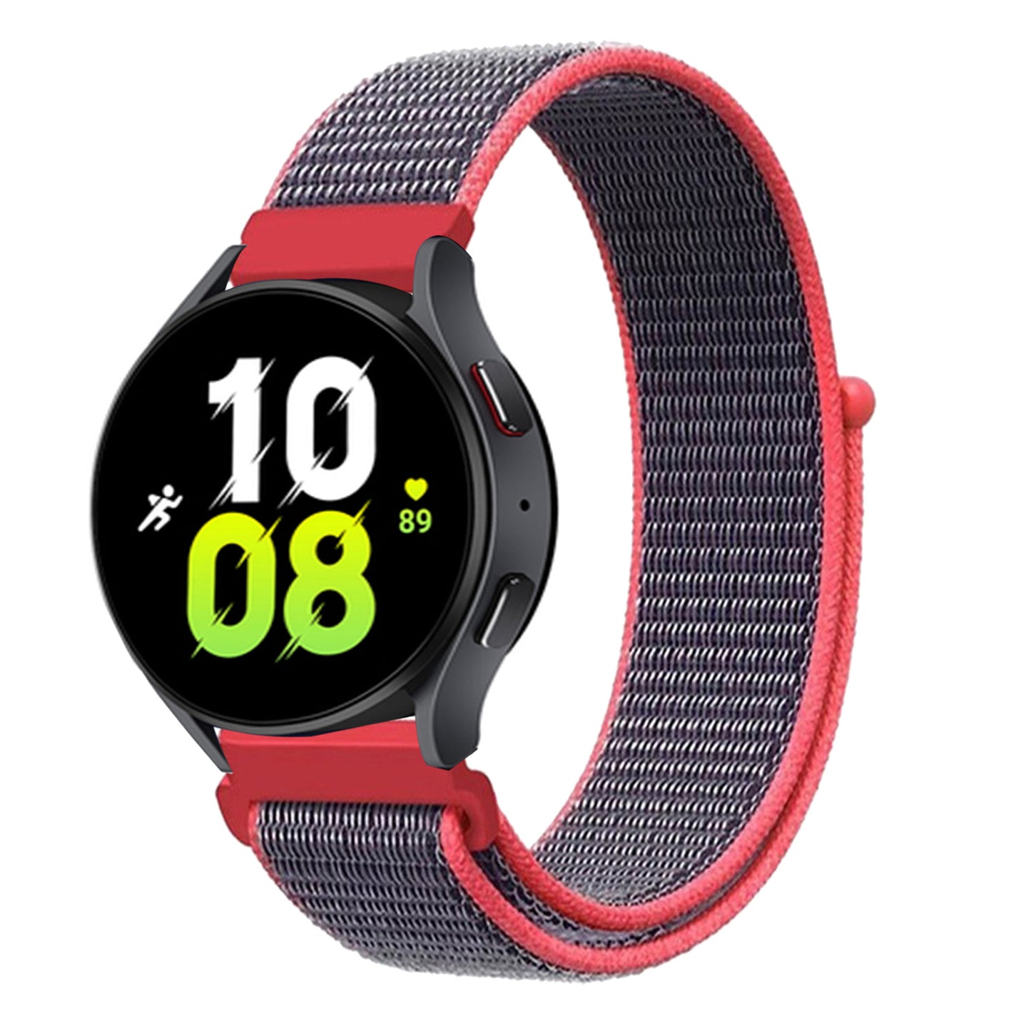 High-Quality 20/22mm Nylon Sport Watch Bands for Huawei GT4 & Samsung Galaxy Watch | Hook and Loop Design