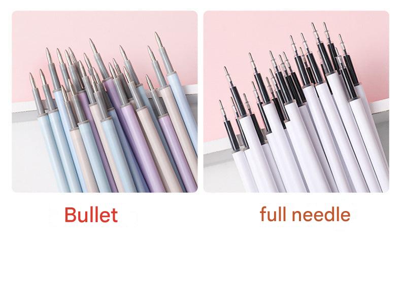 group of gel pen refills view