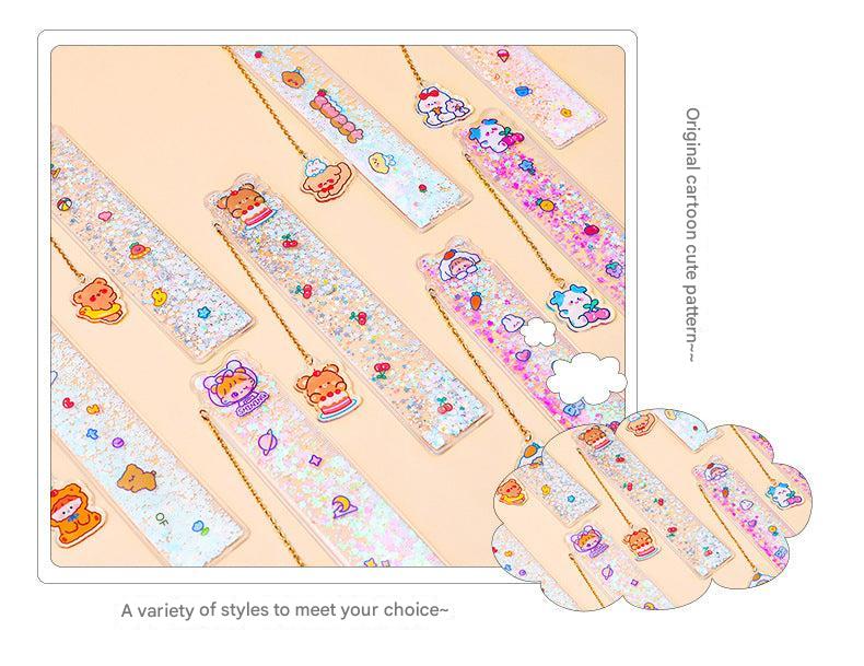 Cute Cake Bear Ruler for drawing