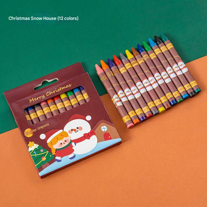 cartoon themed crayons for art gift