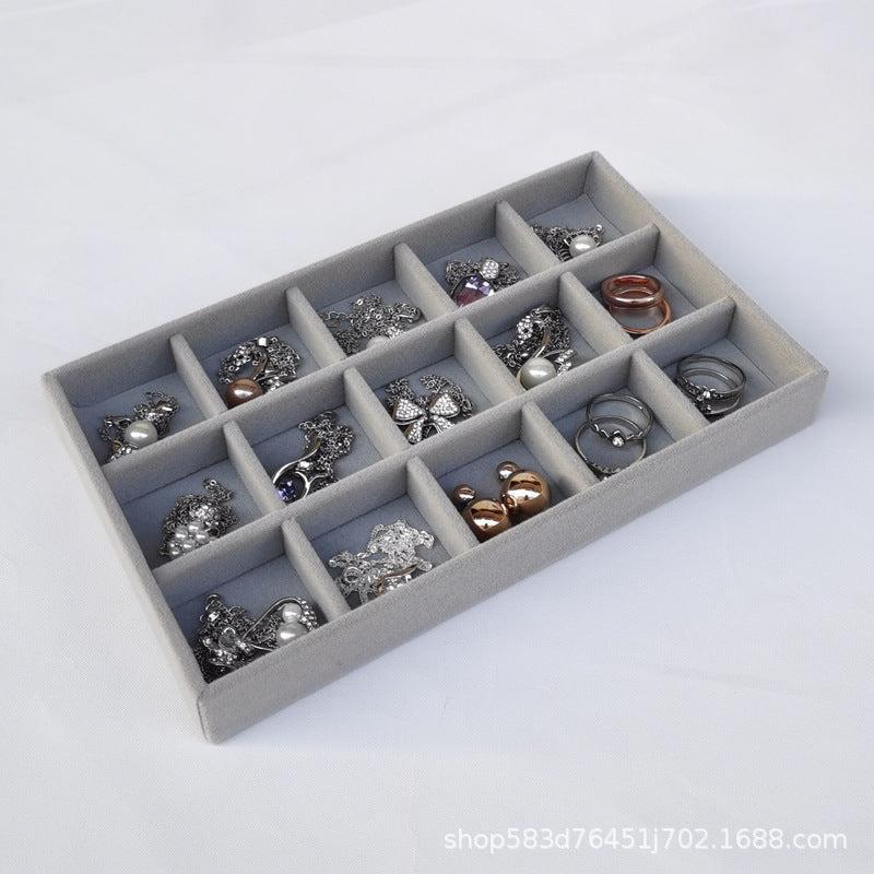 luxurious home jewelry organizer in velvet