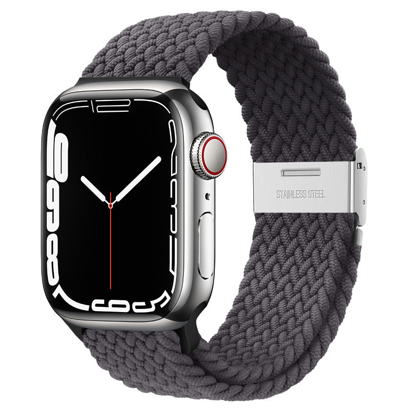 Premium Nylon Woven Strap for Apple Watch - Fits All Series and Sizes - Adjustable Buckle - Stylish and Durable