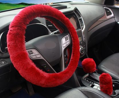 lavender steering wheel cover in car decor