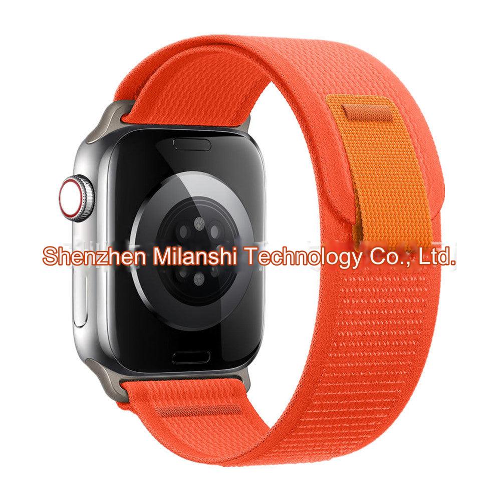 Durable Nylon Sport Strap for Apple Watch - Compatible with Ultra, Series 7 & More - Variety of Colors Available