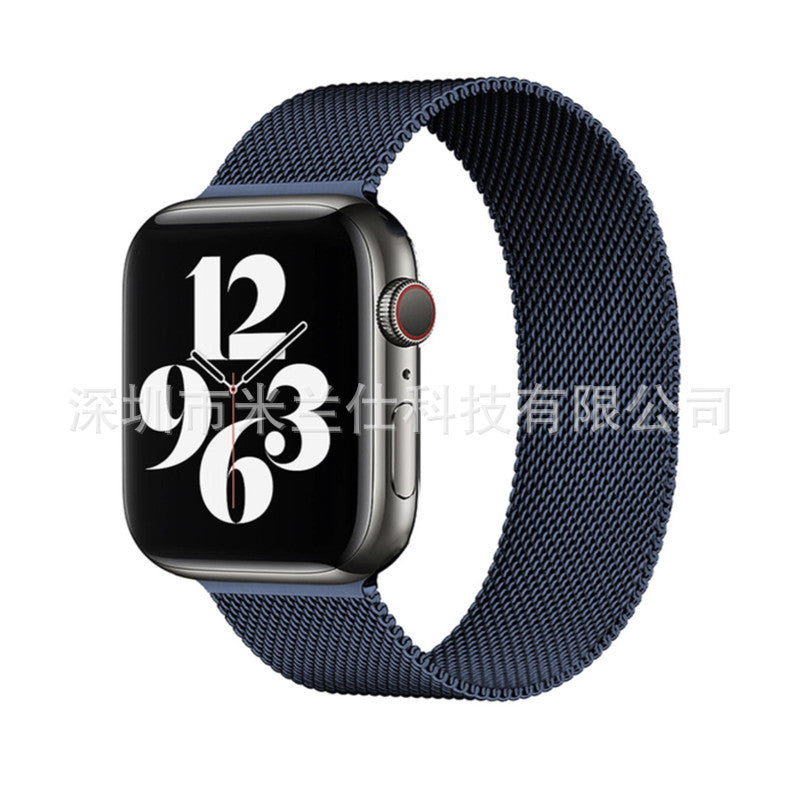 Premium Metal Milanese Loop Band for Apple Watch Series 1-9 & SE - Stylish, Adjustable & Breathable | Multiple Colors Available