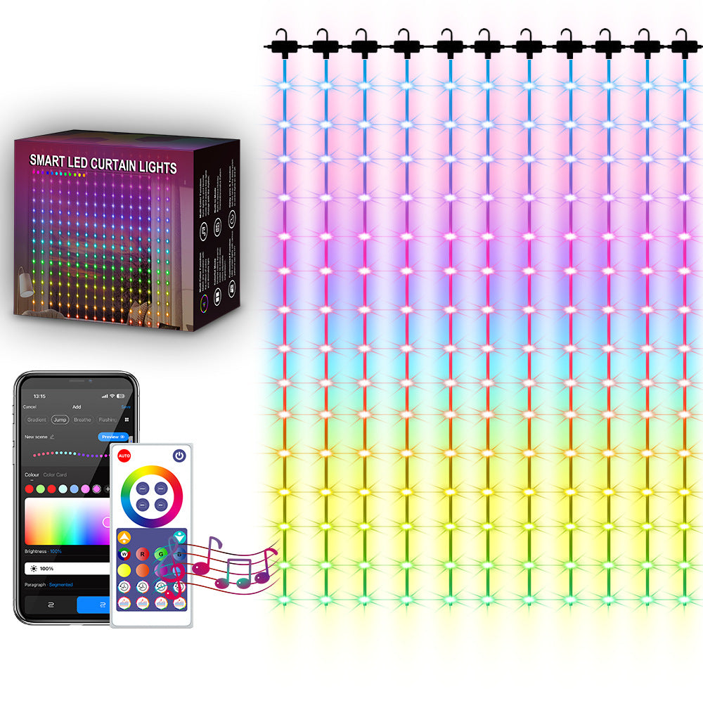 Detailed connector of RGB LED curtain lights