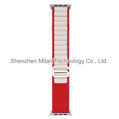 Durable Nylon Sport Strap for Apple Watch - Compatible with Ultra, Series 7 & More - Variety of Colors Available