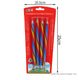 Rainbow pencils (4 per pack) without sharpener