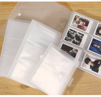 photo album cover with snap closure