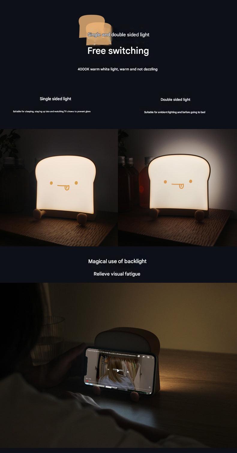 children friendly night light toast edition