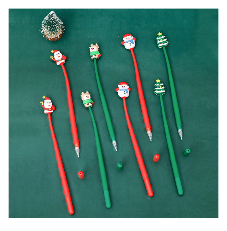 Christmas Santa silicone gel pen