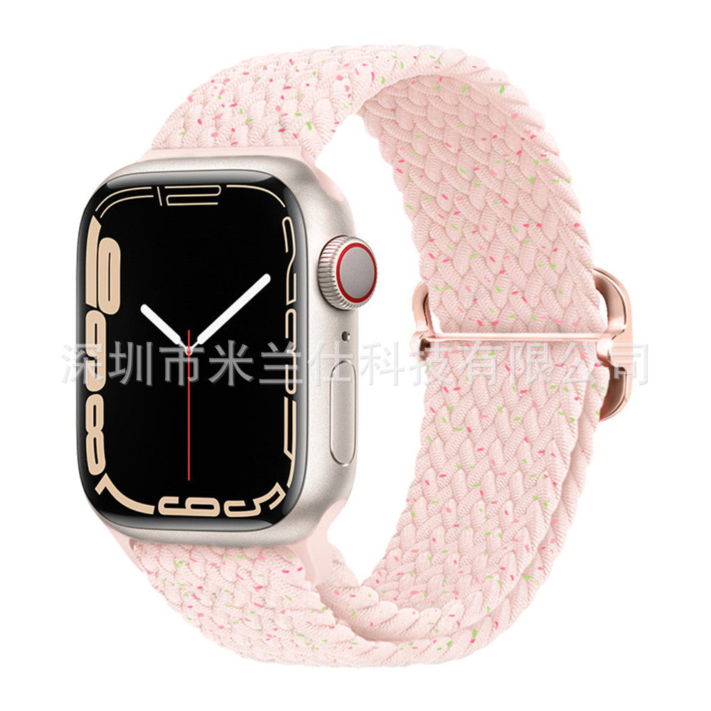 Premium Nylon Woven Watch Band for Apple Watch Series 4, 5, 6, 7, 8, SE, Ultra - Adjustable, Sporty Design