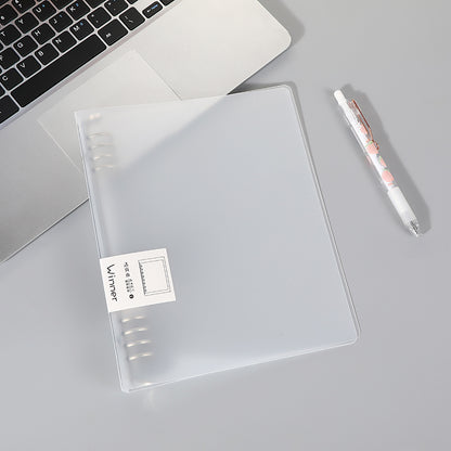 A5 binder notebook in white