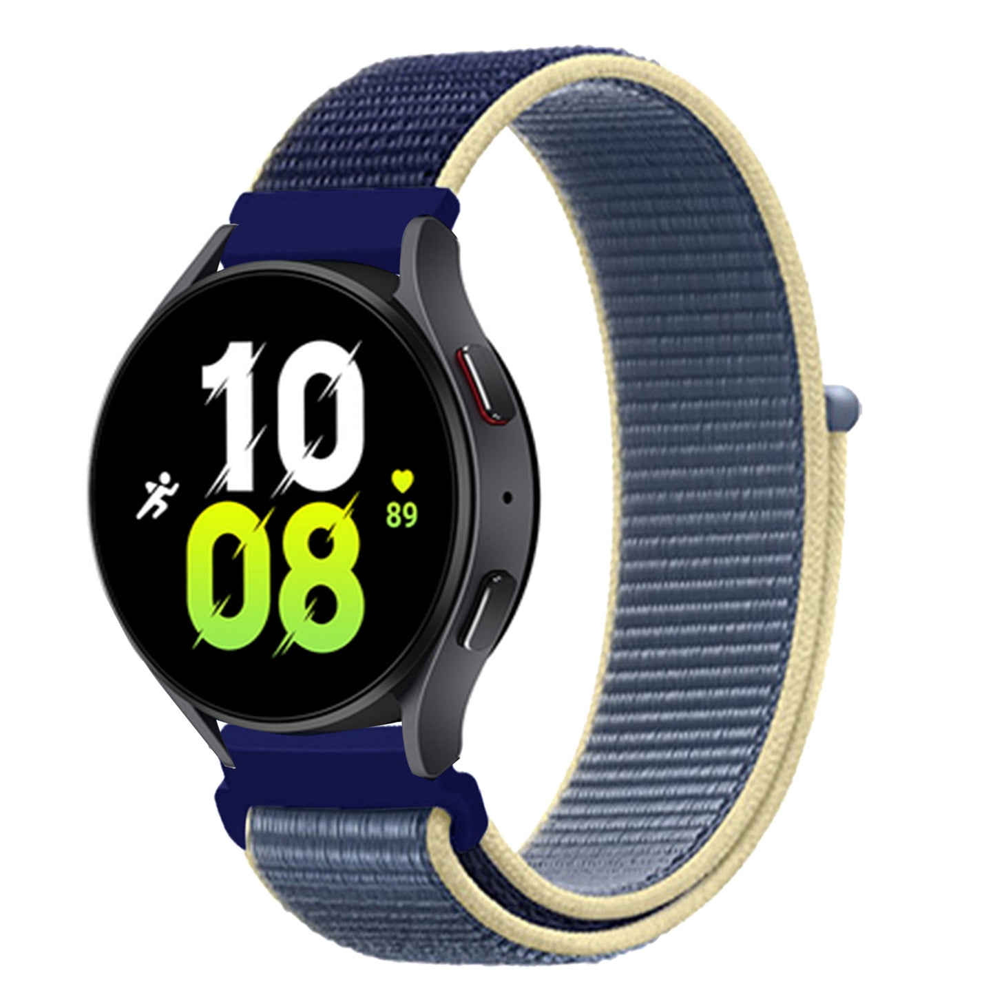 High-Quality 20/22mm Nylon Sport Watch Bands for Huawei GT4 & Samsung Galaxy Watch | Hook and Loop Design