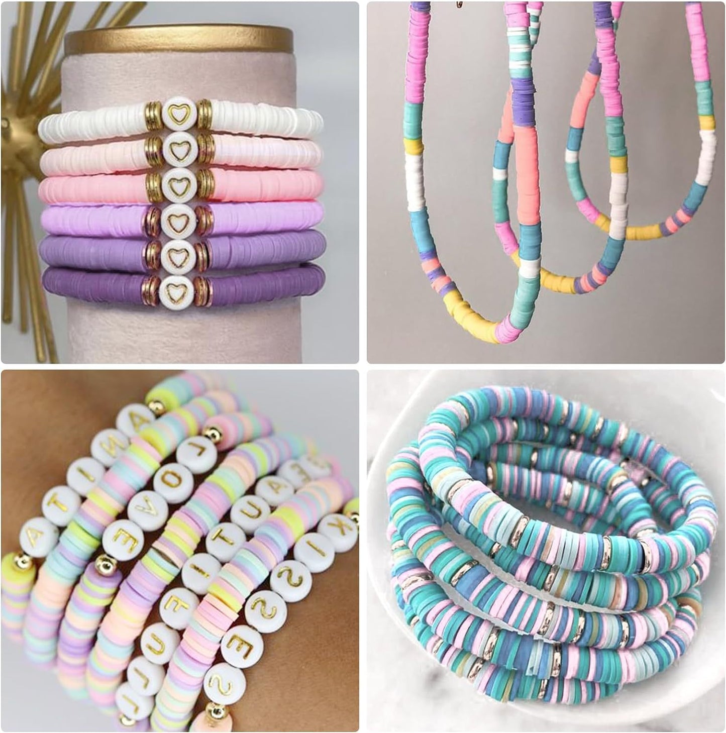 fashionable clay beads for jewelry