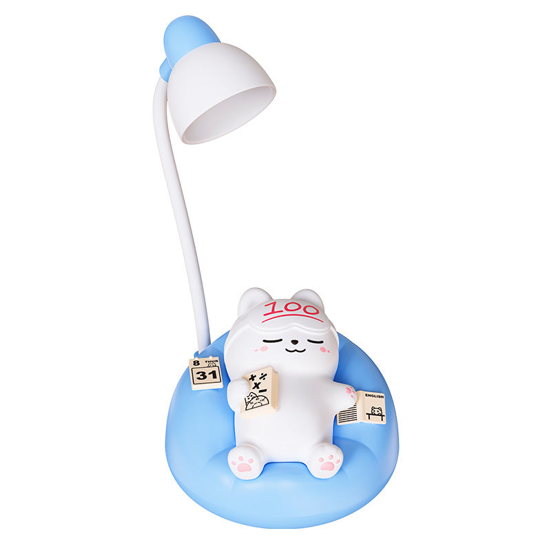 Versatile nursery cat lamp for feeding