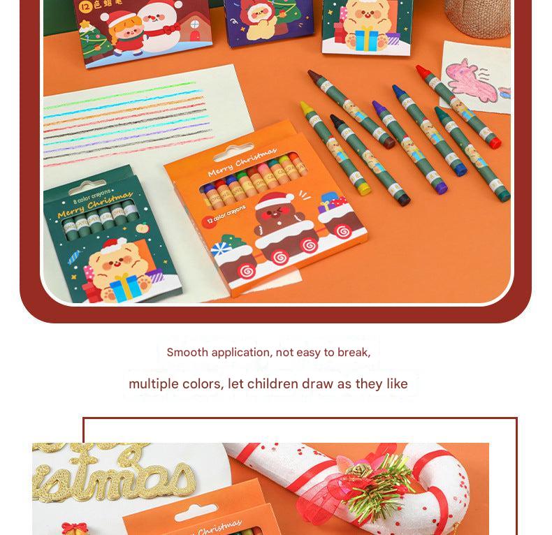 8 colors crayon pack for kids drawing