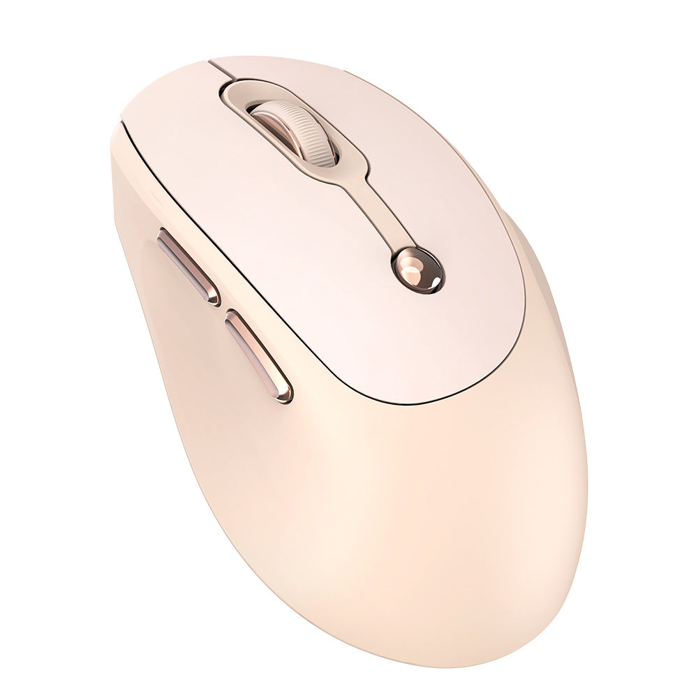 Wireless Bluetooth Mouse Q7 - Dual-Mode, Ergonomic Silent Design, Rechargeable for Office Use