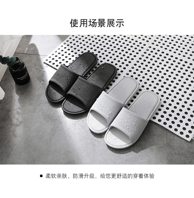 grey comfortable bath slippers