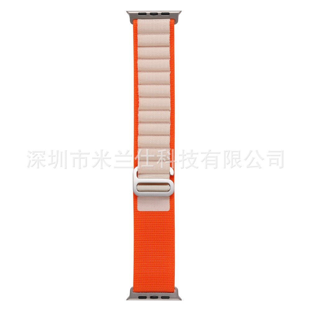 Durable Nylon Sport Strap for Apple Watch - Compatible with Ultra, Series 7 & More - Variety of Colors Available