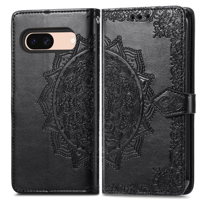 Premium PU Leather Flip Case for Google Pixel 8/8A/8 Pro - Card Holder, Kickstand, & Anti-Fingerprint Protection