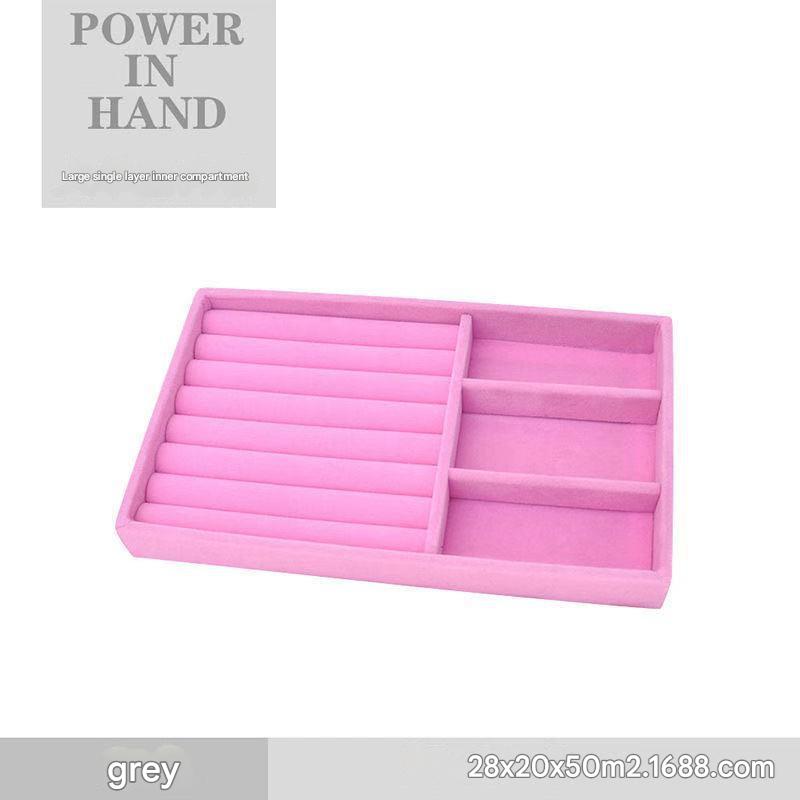 modern minimalist pink jewelry tray