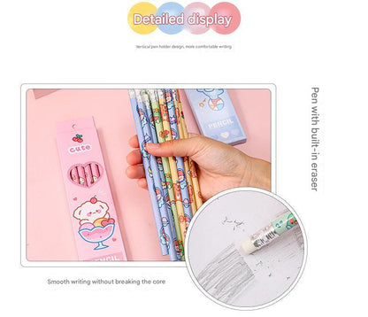 engaging teddy bear pencils with erasers for art