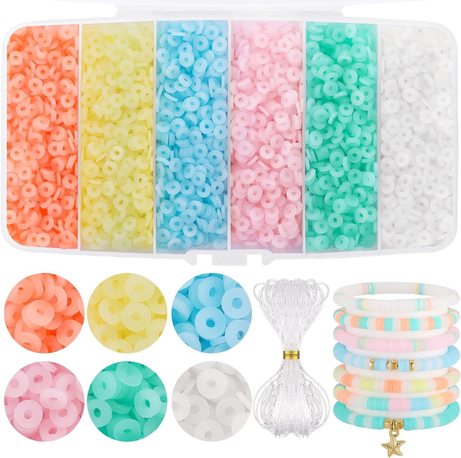 do-it-yourself colorful bead kit