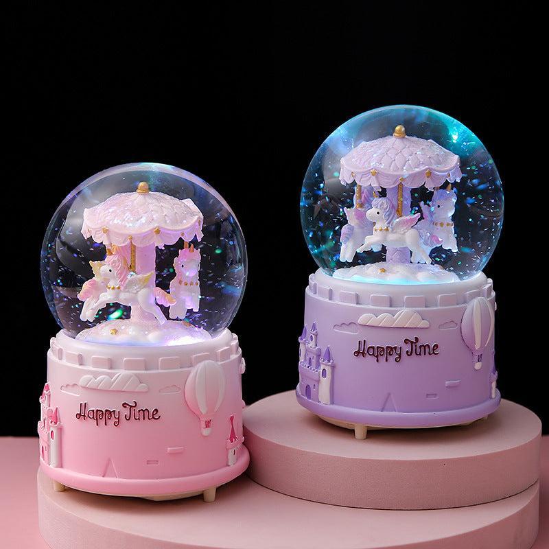 elegant carousel music box perfect for gifting