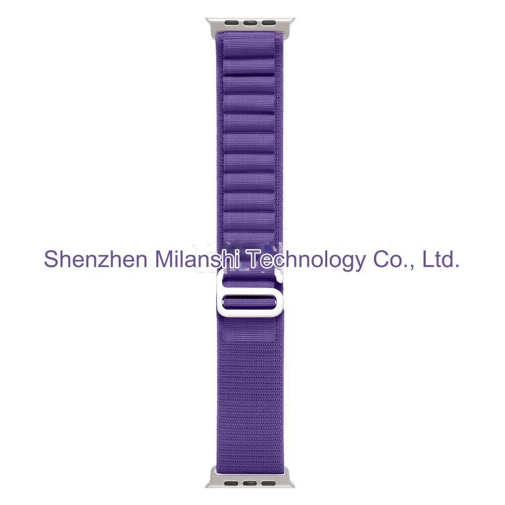 Durable Nylon Sport Strap for Apple Watch - Compatible with Ultra, Series 7 & More - Variety of Colors Available