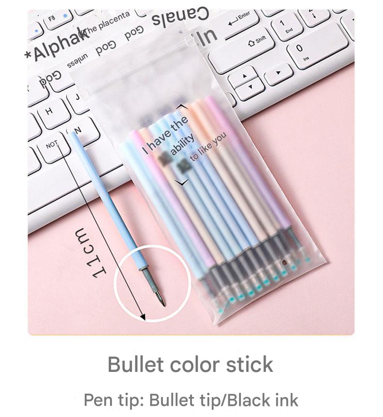 opened package gel pen refills